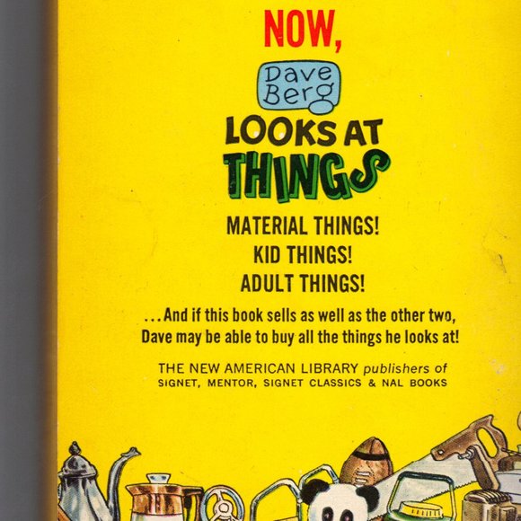 Mad's Dave Berg, Looks at Things - Signet 1967 - Picture 2 of 2